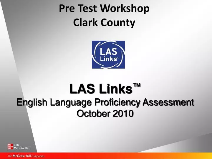 pre test workshop clark county