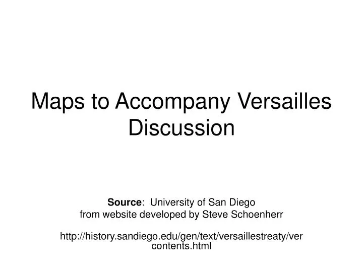 maps to accompany versailles discussion