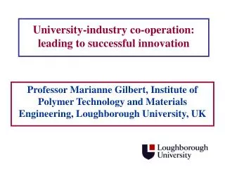 University-industry co-operation: leading to successful innovation