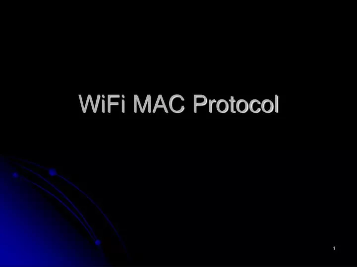 wifi mac protocol