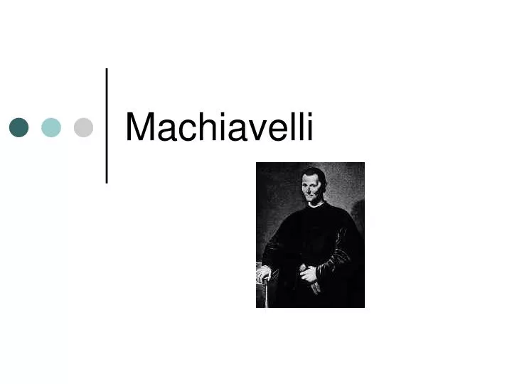 machiavelli