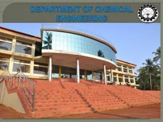 DEPARTMENT OF CHEMICAL ENGINEERING