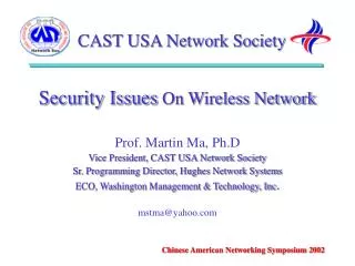 CAST USA Network Society