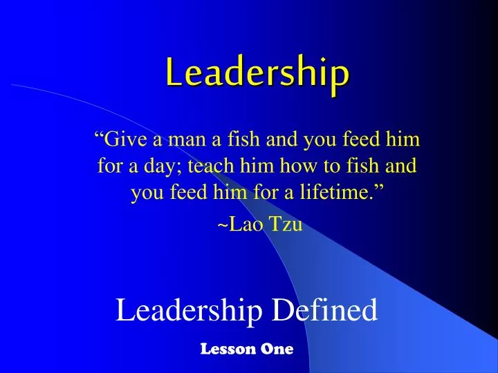 leadership