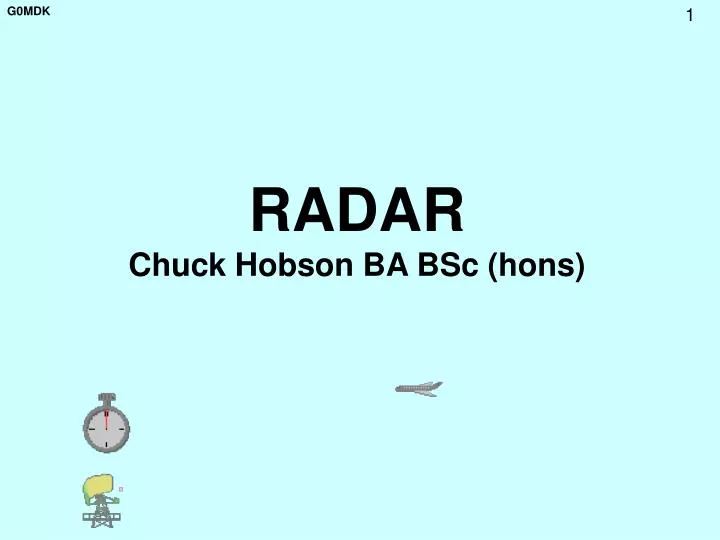 radar chuck hobson ba bsc hons