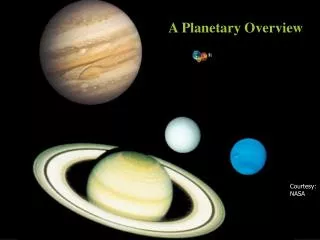 A Planetary Overview