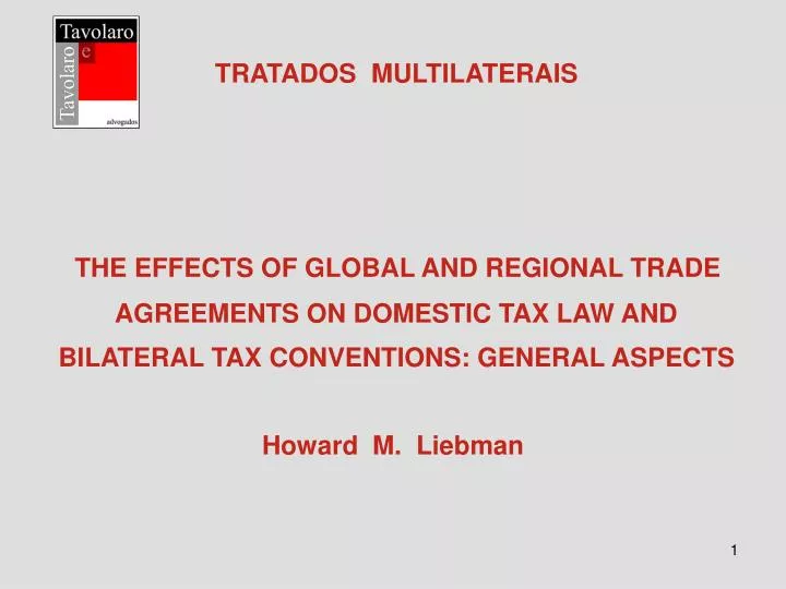 tratados multilaterais