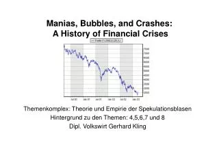 Manias, Bubbles, and Crashes: A History of Financial Crises