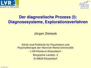 der diagnostische prozess i diagnosesysteme explorationsverfahren