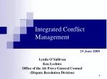 Integrated Conflict Management - slide 1