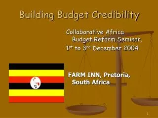 Building Budget Credibility