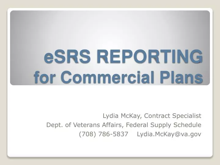 esrs reporting for commercial plans