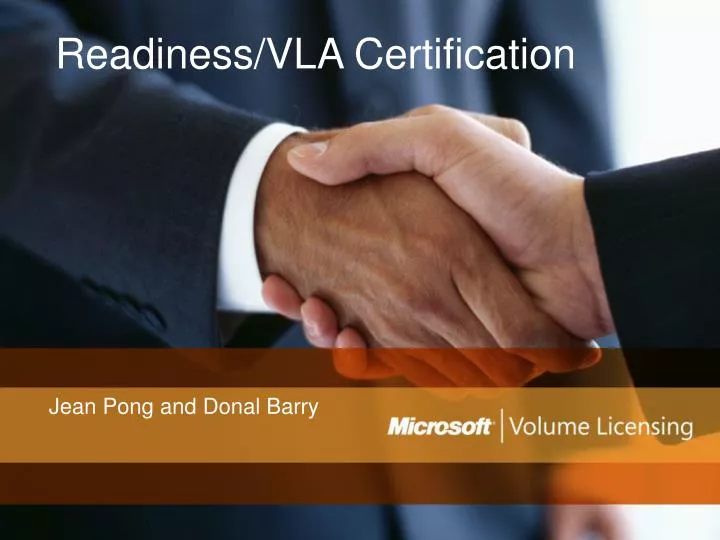 readiness vla certification