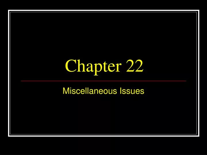 chapter 22