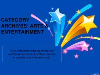 CATEGORY ARCHIVES: ARTS & ENTERTAINMENT