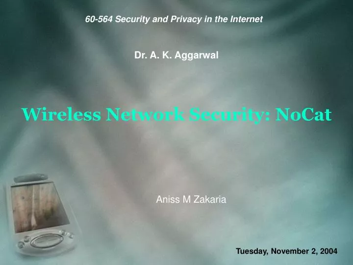 wireless network security nocat