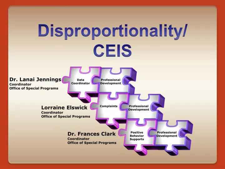 disproportionality ceis