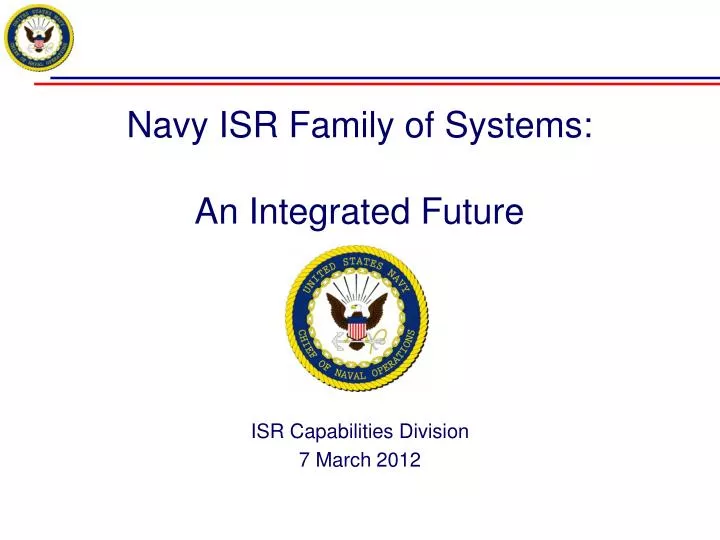 navy isr family of systems an integrated future