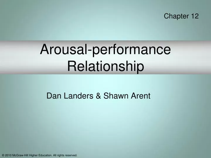 arousal performance relationship