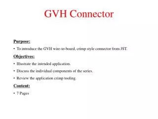 GVH Connector