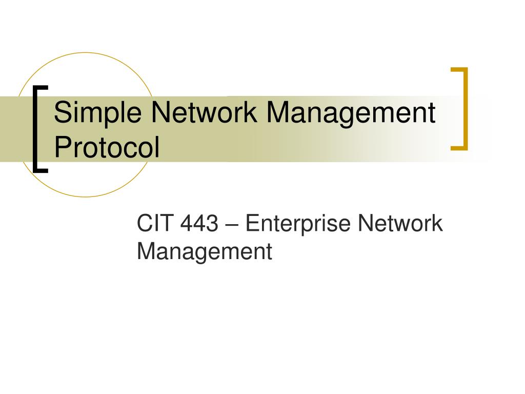 PPT - Simple Network Management Protocol PowerPoint Presentation, free ...