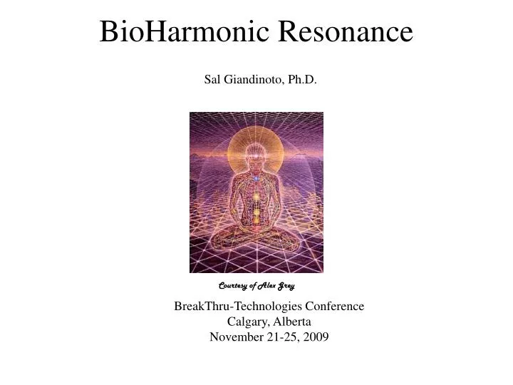 bioharmonic resonance