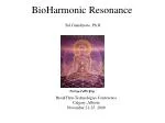 BioHarmonic Resonance - slide 1