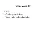 Voice over IP - slide 1