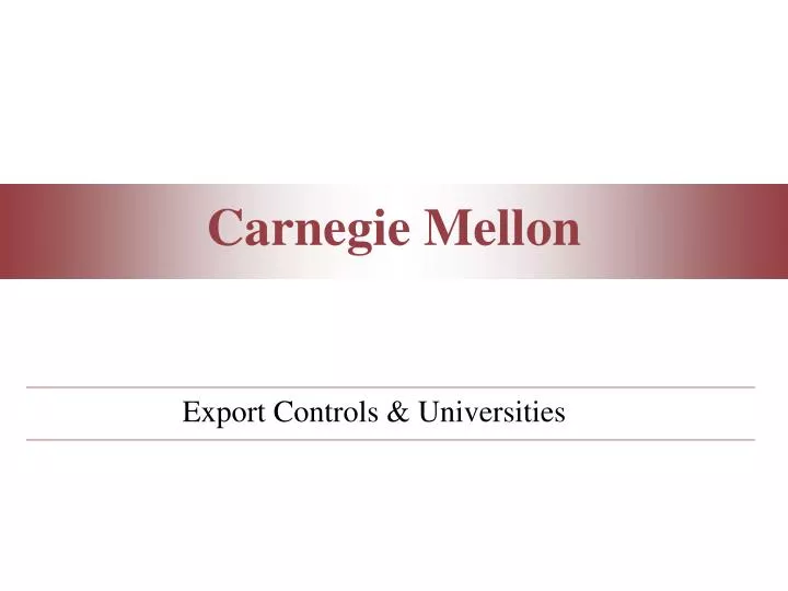 export controls universities