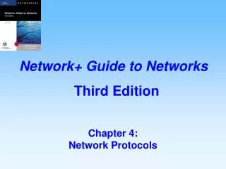 Chapter 4: Network Protocols