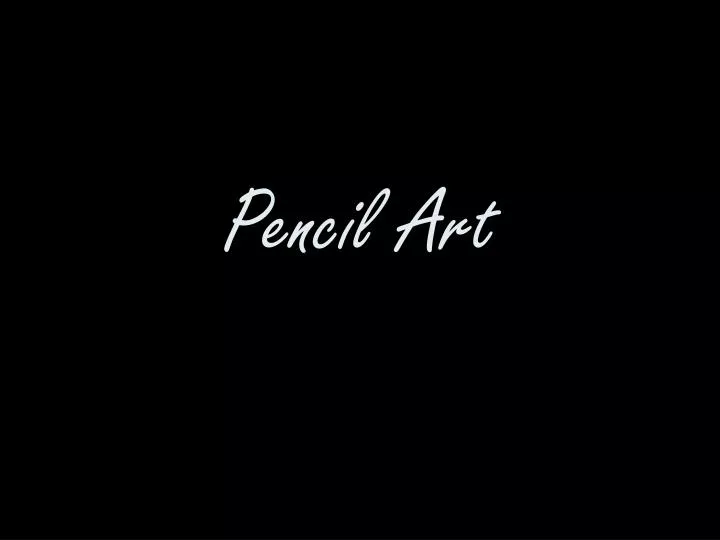 pencil art