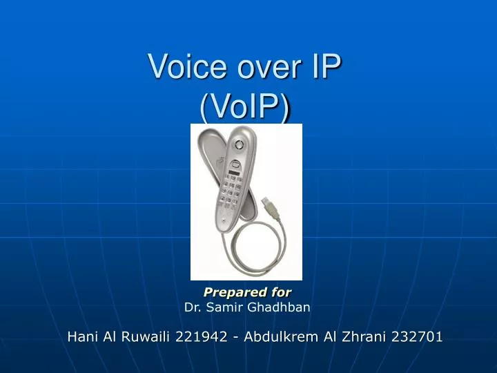 voice over ip voip