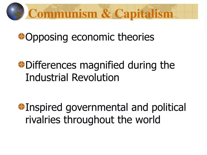 communism capitalism