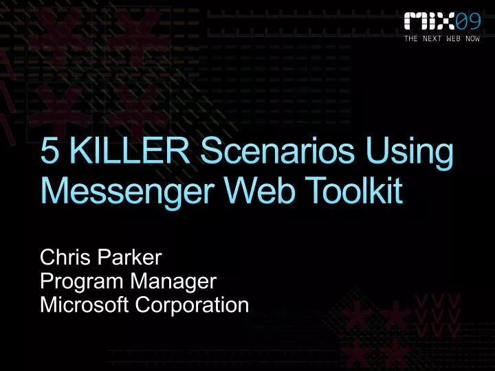 5 killer scenarios using messenger web toolkit