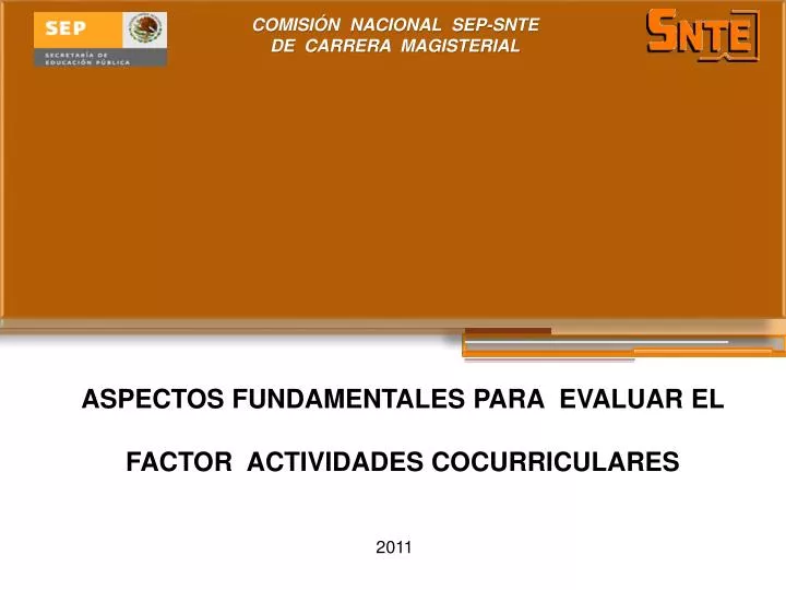 aspectos fundamentales para evaluar el factor actividades cocurriculares