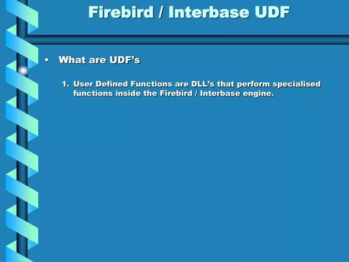 firebird interbase udf