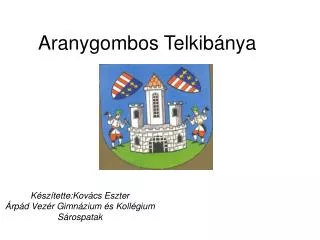 aranygombos telkib nya