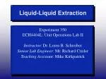 Liquid-Liquid Extraction - slide 1