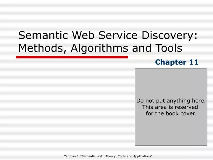 semantic web service discovery methods algorithms and tools