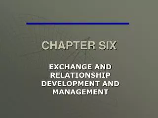 CHAPTER SIX