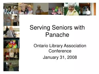 Serving Seniors with Panache