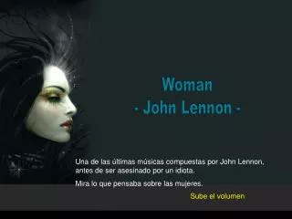 Woman - John Lennon -