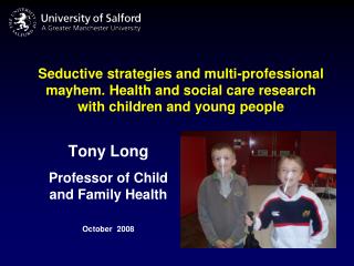 Seductive strategies and multi-professional mayhem. Health and social care research with children and young people