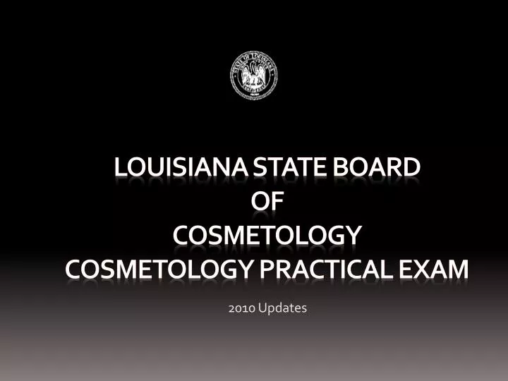 louisiana state board of cosmetology cosmetology practical exam