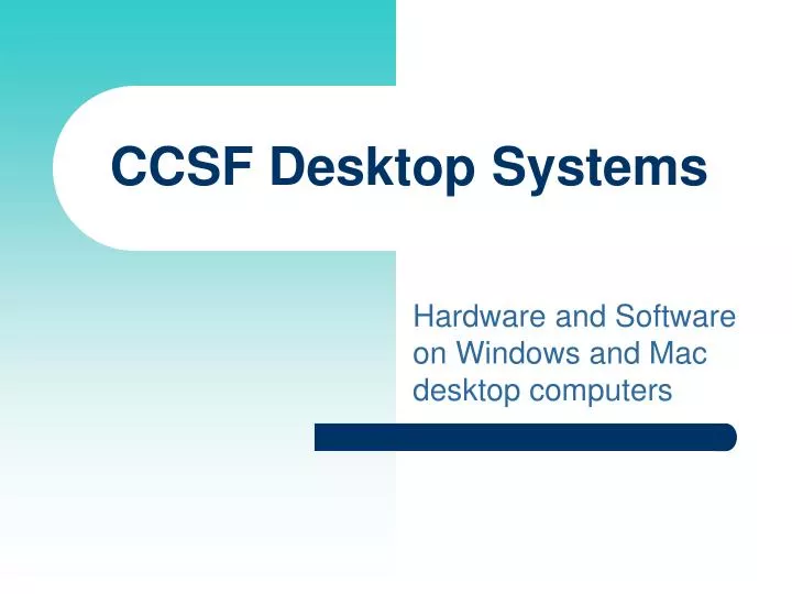 ccsf desktop systems