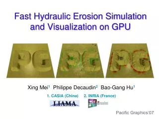Fast Hydraulic Erosion Simulation and Visualization on GPU