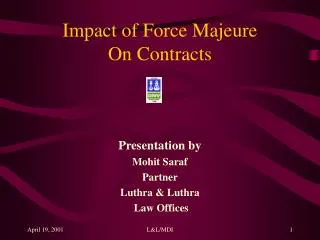 Impact of Force Majeure On Contracts