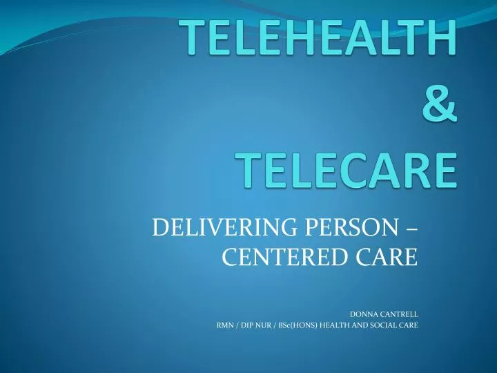 telehealth telecare