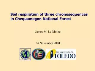 Soil respiration of three chronosequences in Chequamegon National Forest