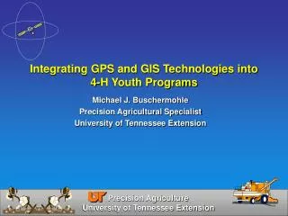 Integrating GPS and GIS Technologies into 4-H Youth Programs